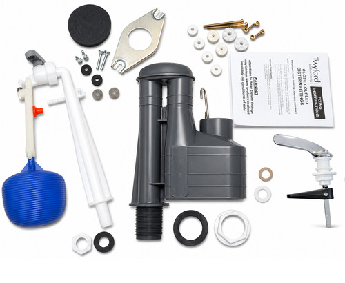 Twyford bathroom single flush - single,